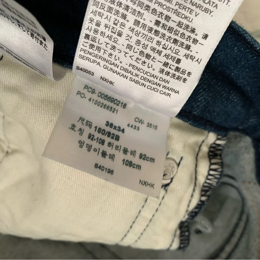 Levi’s 569 Loose Straight Herbaceous Dark Wash 36 x 34 Jeans